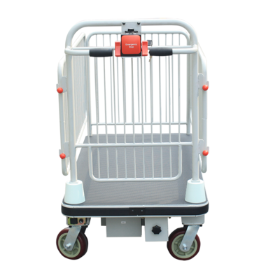 1000kg Load Electric Platform Cargo Carrier Trolley Heavy Loading Transport Cart Prices With 4 Wheels