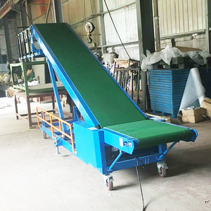 Material Handling Conveying Equipment Automatic Belt Conveyor For Truck Loading Unloading