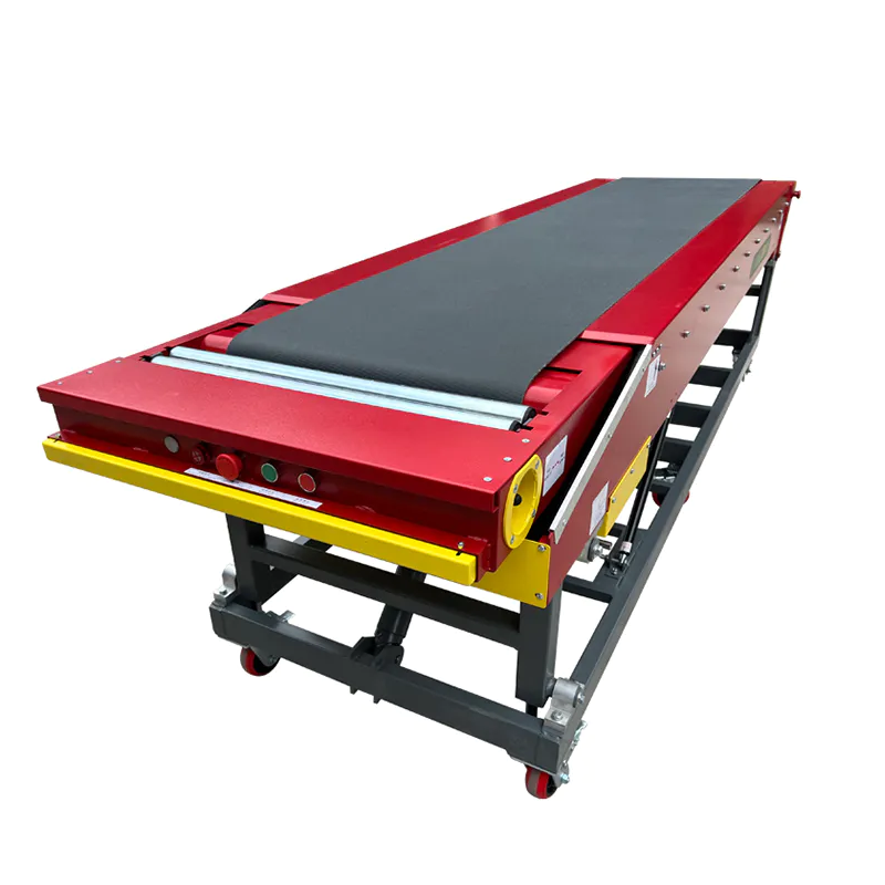 Truck Loading Unloading Portable and Extendable Belt Conveyor Transportador for warehouse Container loading