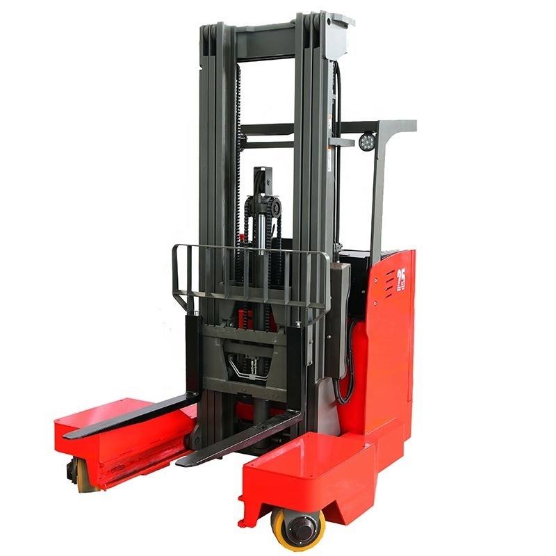 Electric four directional side loading reach truck side forklift Side Loader for long cargo