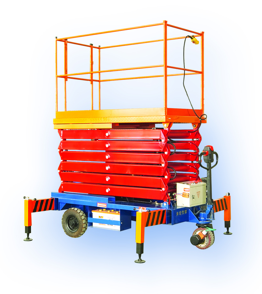 Cheapest mobile aerial scissor lift platform building window cleaning lift