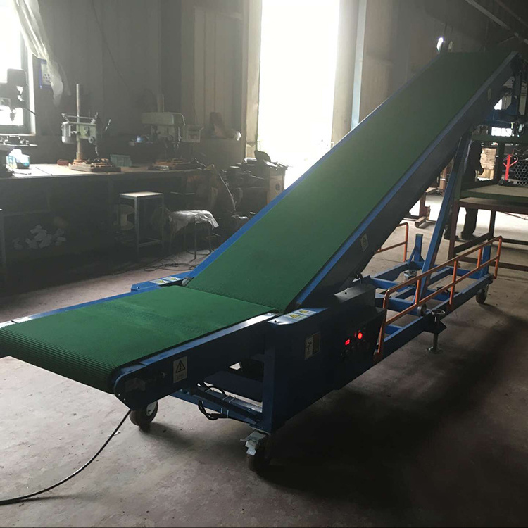 Material Handling Conveying Equipment Automatic Belt Conveyor For Truck Loading Unloading