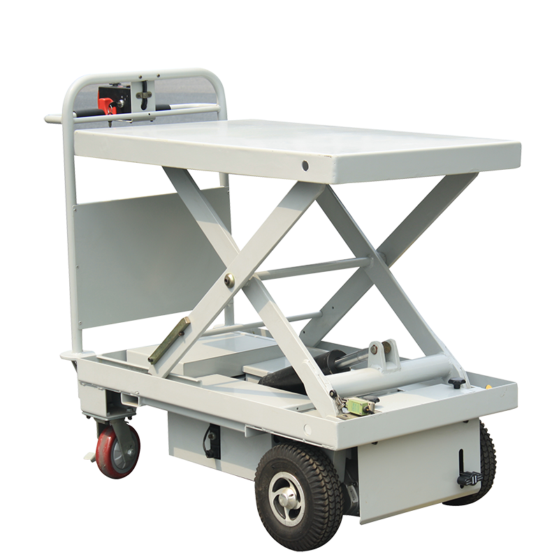 Electric Flat Pallet Pull Truck China Iron And Steel Workshop Transports Four Wheel Electric Wagons