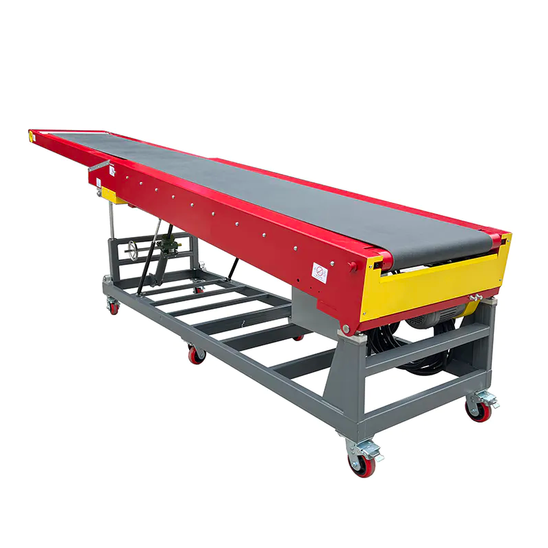 Truck Loading Unloading Portable and Extendable Belt Conveyor Transportador for warehouse Container loading