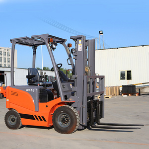 China Orange Small Forklift 3 Stage Mast 1.8 Ton Heli CPD18 Electric Forklift With Side Shift