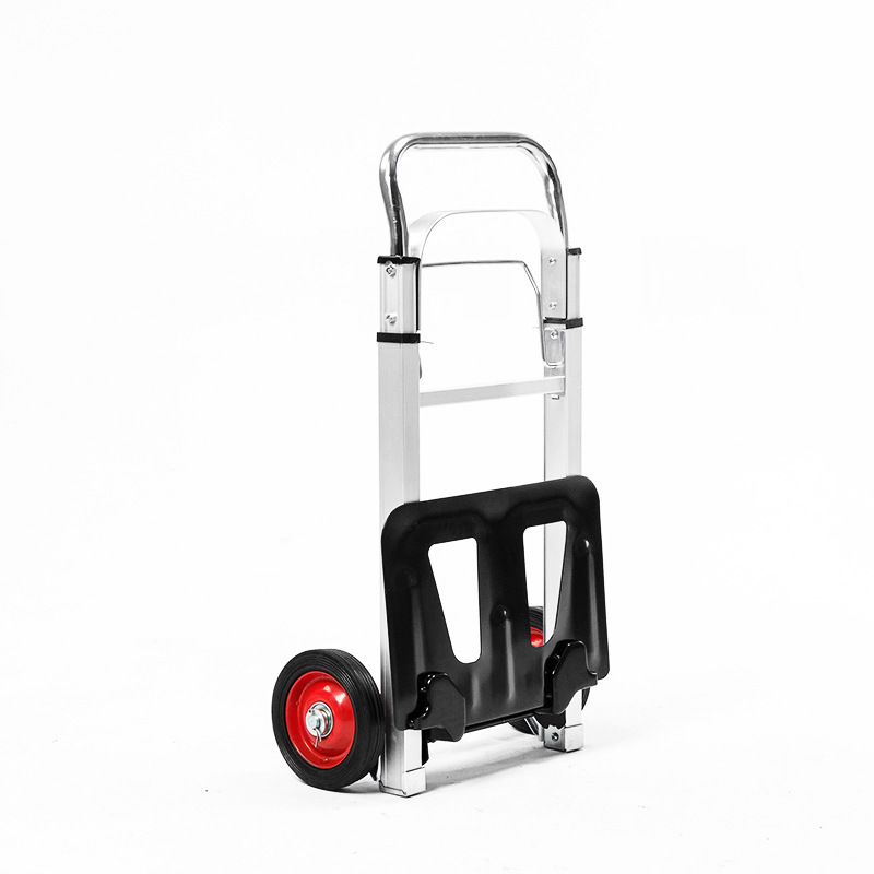 90KGS Portable Folding Aluminum alloy Two-wheel trolley folding portable cart hand truck