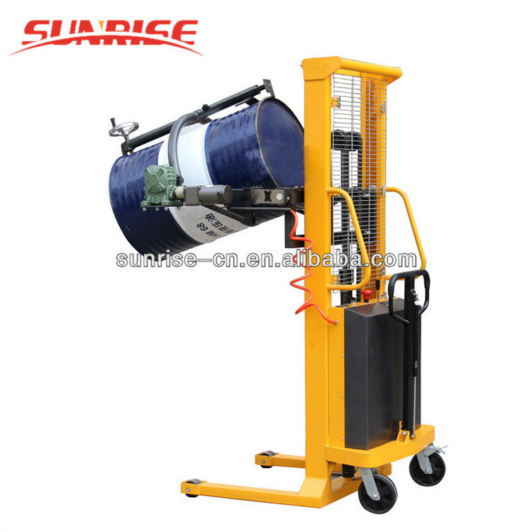 Semi Electric Battery Operated Drum Rotate Stacker Price With Ce Certification