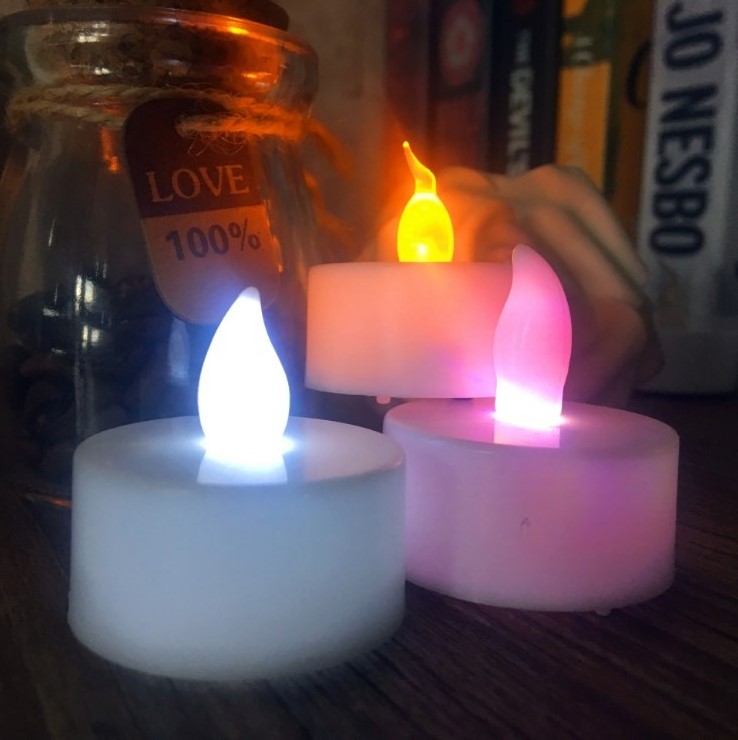 Flameless LED Tea Light Candles Battery-Powered Unscented LED Tealight Candles, Fake Candles