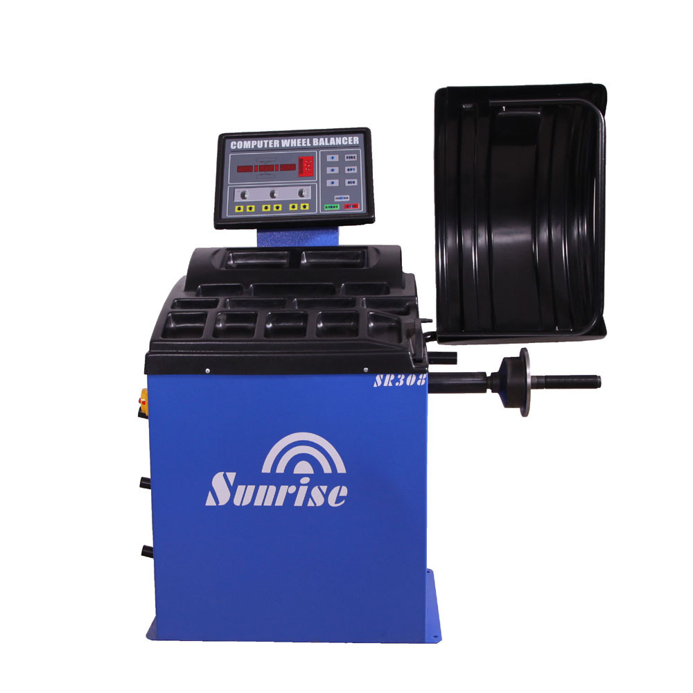 used wheel balancing machine from China with CE, wheel balancer, tire balancing machine