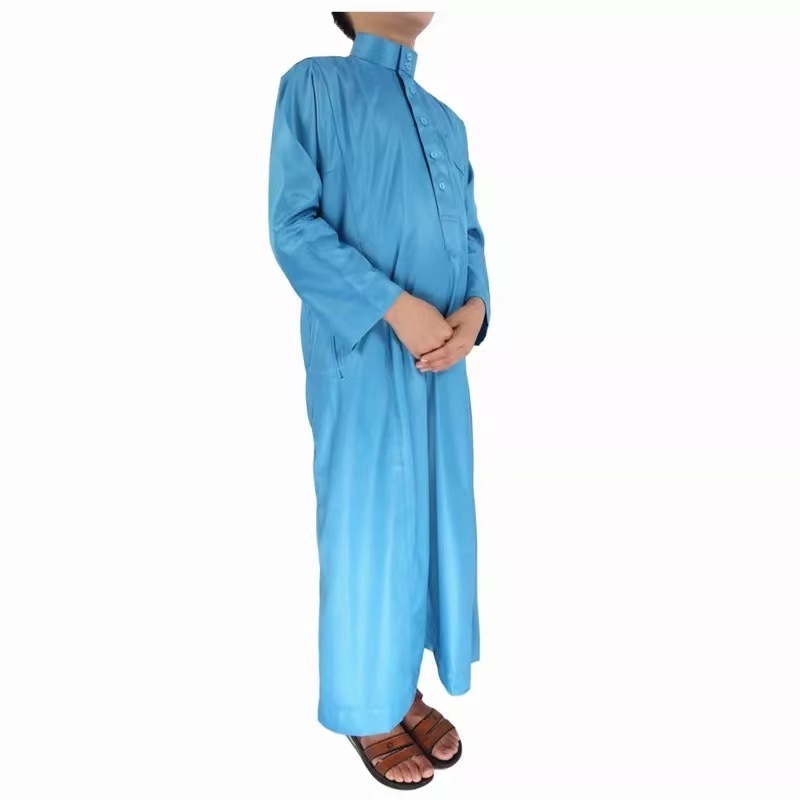 High Quality Islam Arab Children's Muslim Clothing al haramain Robe  Saudi Arabic  Style  Thobe Haramain Jubba