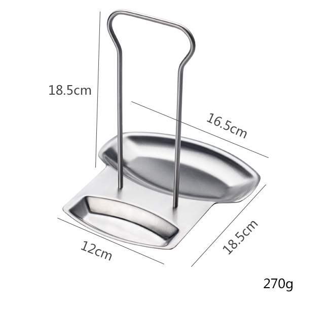 Durable Stainless Steel Spoon Rest For Stove Top Counter Utensil Kitchen Accessories