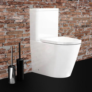 Inodoro retrete wc bowl white ceramic water closet washdown vortex dual flush two piece rimless toilette toilet for bathroom