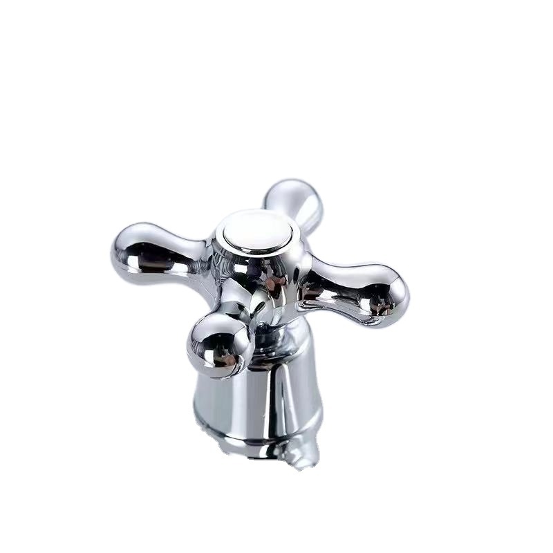 Flat pull 96 basin tap cross wheel torneira single Bathroom Sinks cold raised hand wash basin faucet