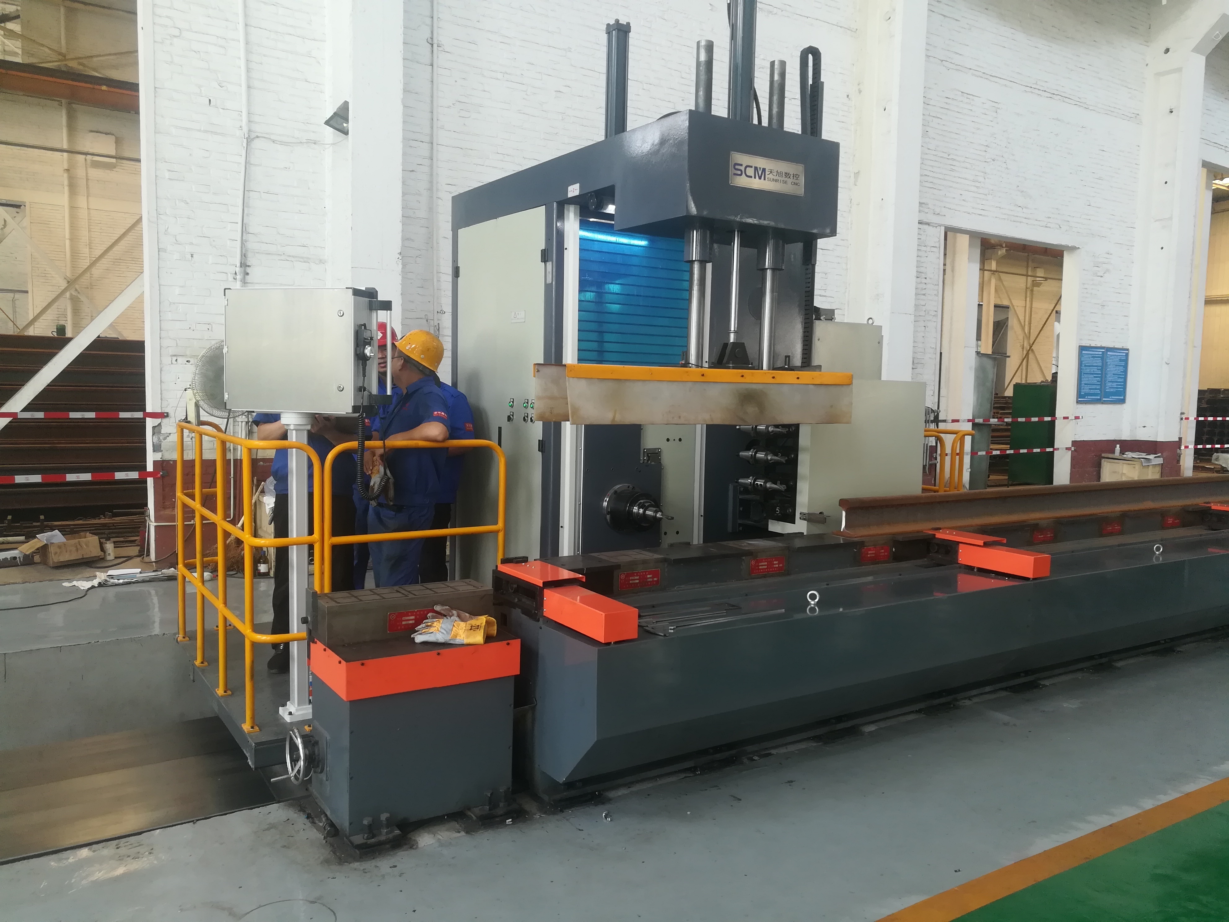 TRDL  High Speed Rail Drilling Machine CNC Plate Horizontal Drilling Machine For Railway