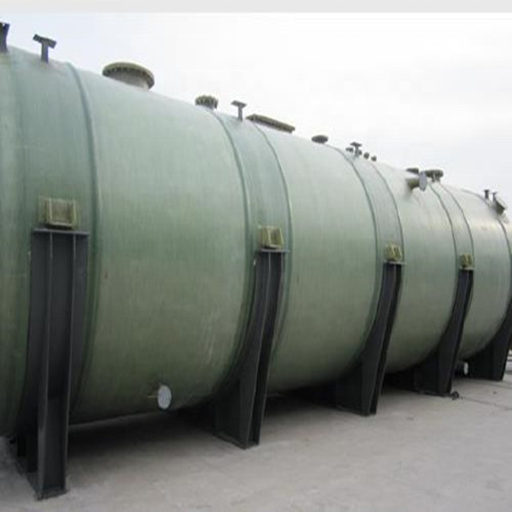 Filament winding FRP HCL storage tank acid tank fiberglass horizontal tank