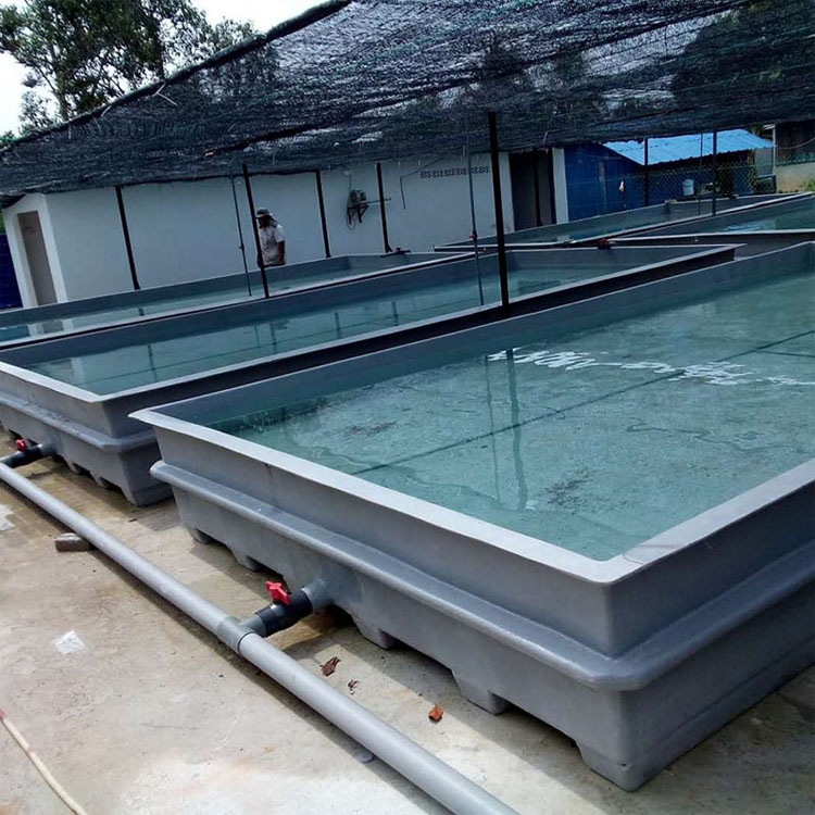 Fiberglass aquaculture tank frp fish pond