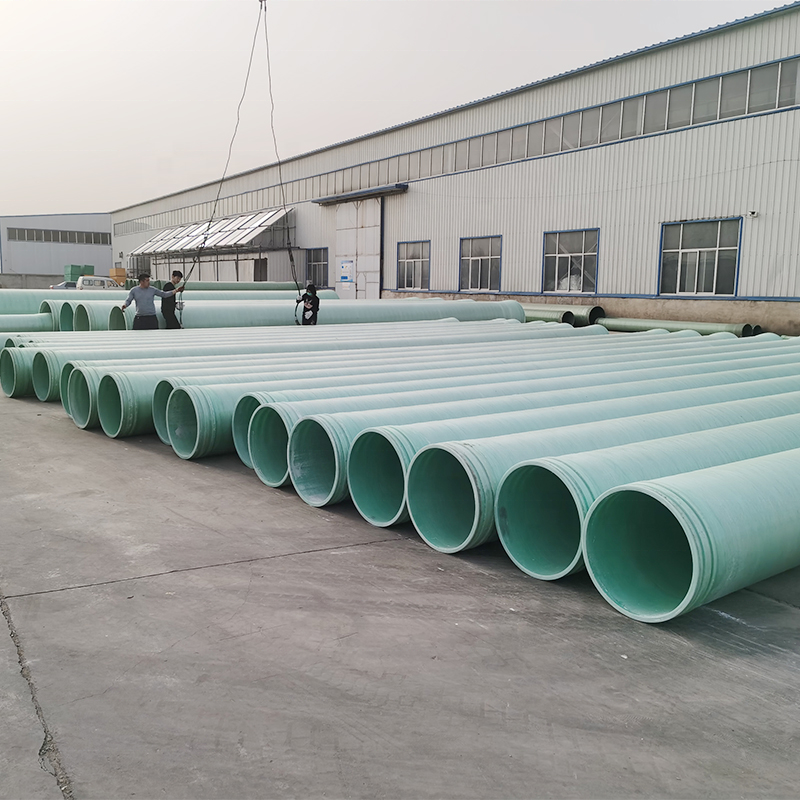 FRP GRP fiberglass pipe for sewage water FRP sewage pipe