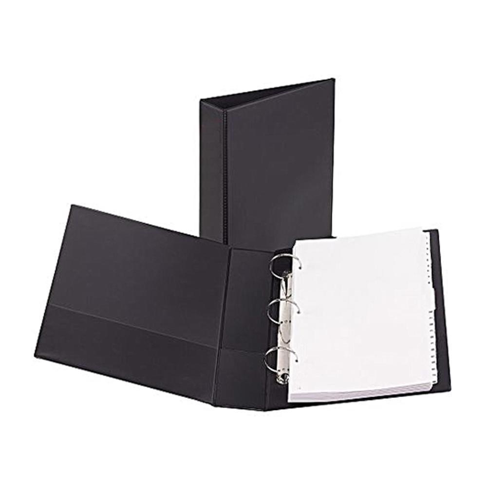 Plastic Black Waterproof A5 Clipboard Plastic Slide 3 Ring Binder