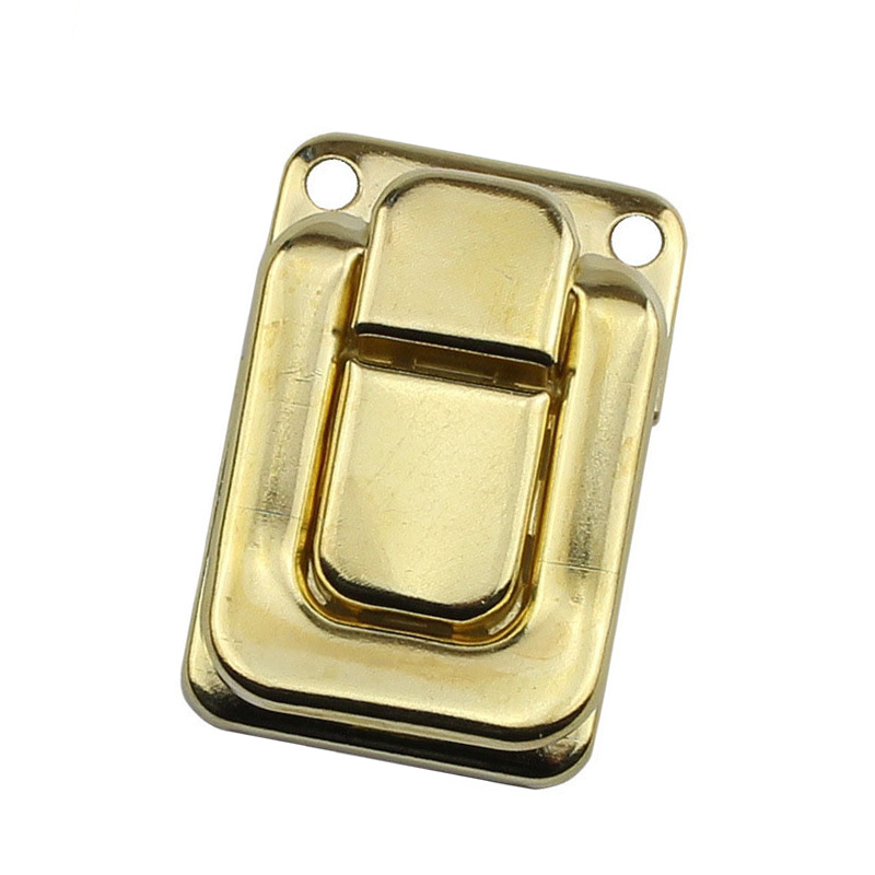 Gold Silver Color Luggage Accessories Box Clasp Buckle Luggage Lock Box Spring Buckle Buckle Wooden Box Me Deduction