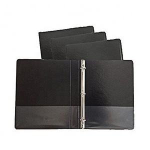 Plastic Black Waterproof A5 Clipboard Plastic Slide 3 Ring Binder