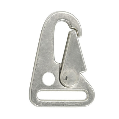 5 Pcs 1" 25mm Sling Hk Clips Spring Gate Snap Olecranon Hook Webbing Strap Buckles (nickel)