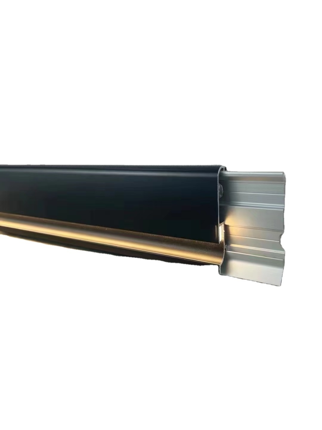 Luxury linear aluminium  light skirting board with led light led light aluminum skirting board floor