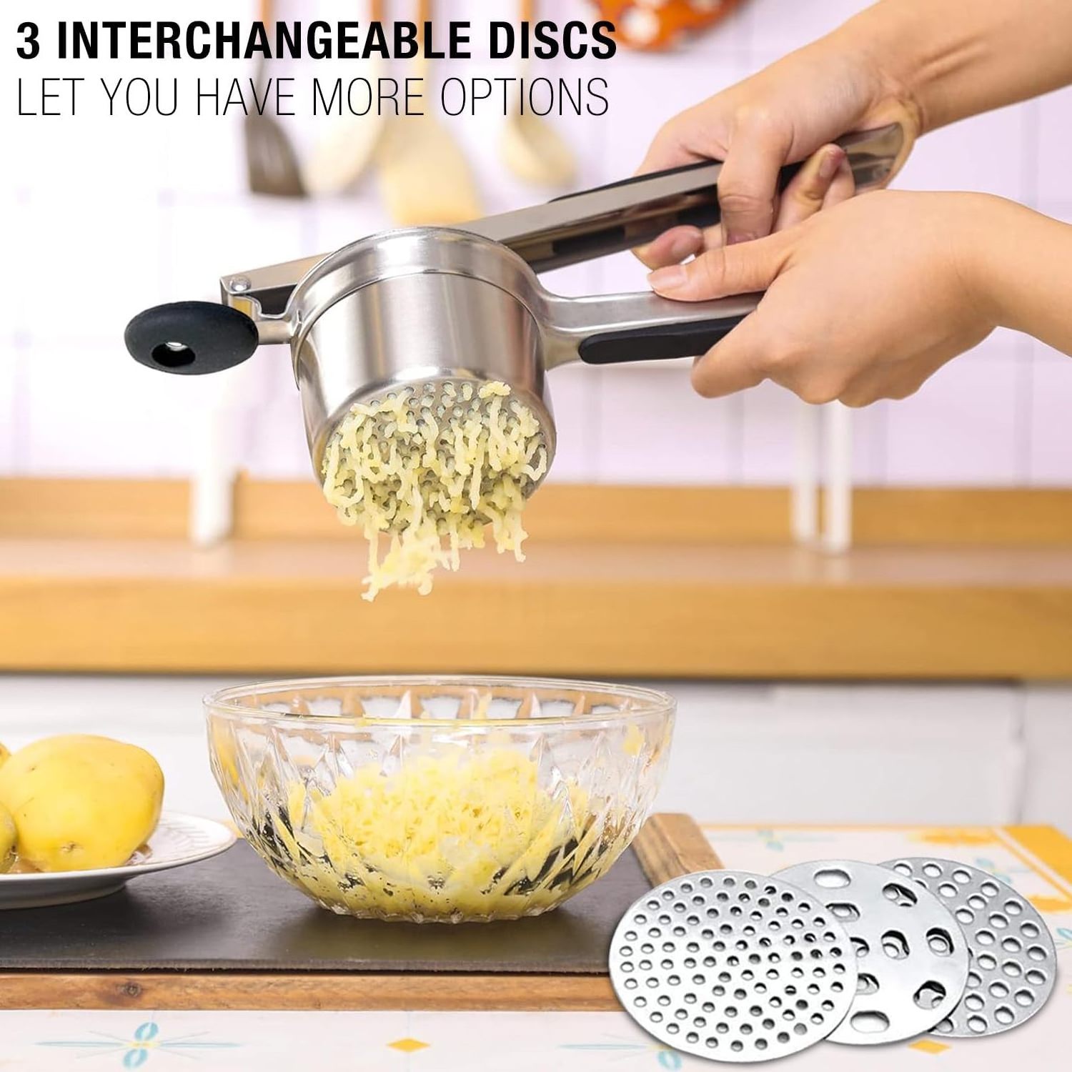 Potato Ricer For Mashed Potatoes  Potato Masher