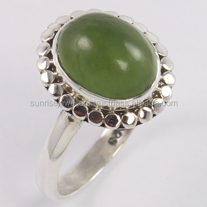 Oval Shape ! SERPENTINE Gemstone 925 Solid Sterling Silver Ring, Natural Stone Ring, Online Silver Vintage Jewellery