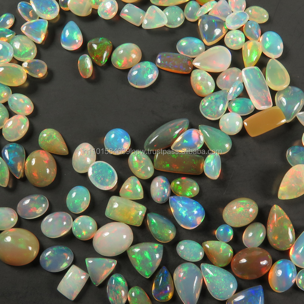 Cabochon Oval, Round, Pear, Marquise Cut Opal Stone Natural Loose Gemstone Manufacture Color Play or Fire Multi Color OPAL0003