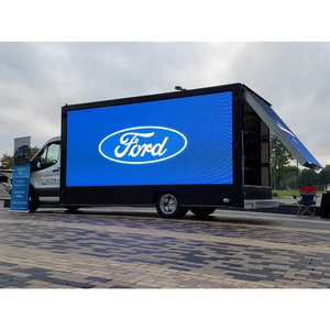 1000x1000mm Outdoor LED Advertising Display Screen P4.81 P6.25 Customized Size Truck Trailer Highway LED Billboard Waterproof