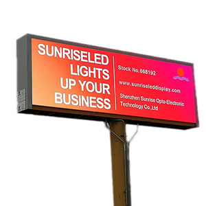 video china big outdoor advertising screen led digital billboard