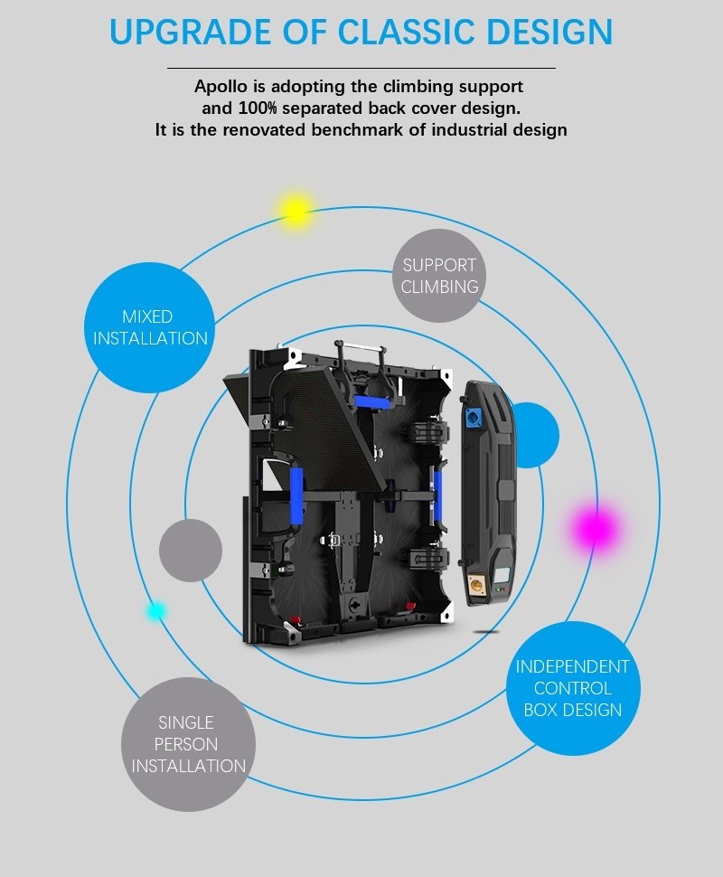 Indoor full colour p1.923 p2.604 wall Screen screen LED video dicolor rental led display