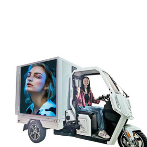 P3.84 P4.8 tricycle led display mobile scooter led display high brightness full color hd scooter tricycle led display screen