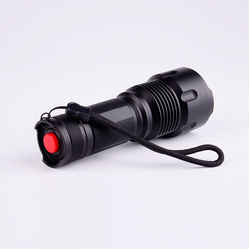 Best Quality High Lumen T6 Led Rechargeable Flashlight Outdoor Hiking Camping Hunting Large Aperture Flashlight