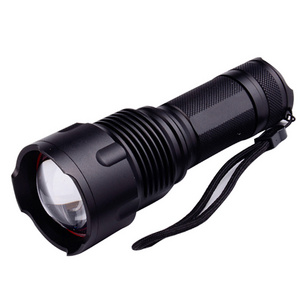 Best Quality High Lumen T6 Led Rechargeable Flashlight Outdoor Hiking Camping Hunting Large Aperture Flashlight