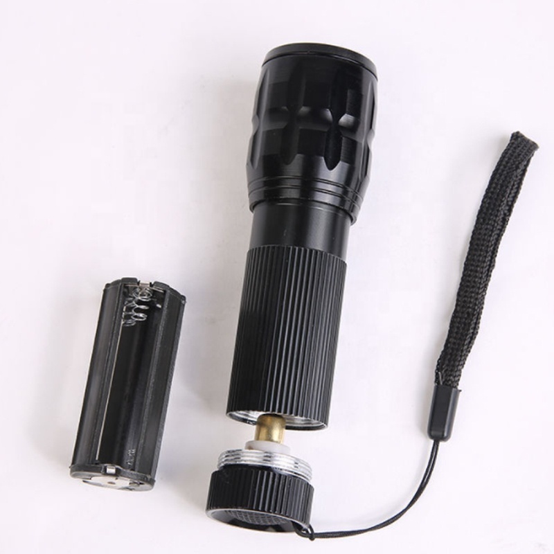 Portable Mini 5W Pocket Aluminum Waterproof 3 Modes Zoom Emergency Led Torch Flashlight