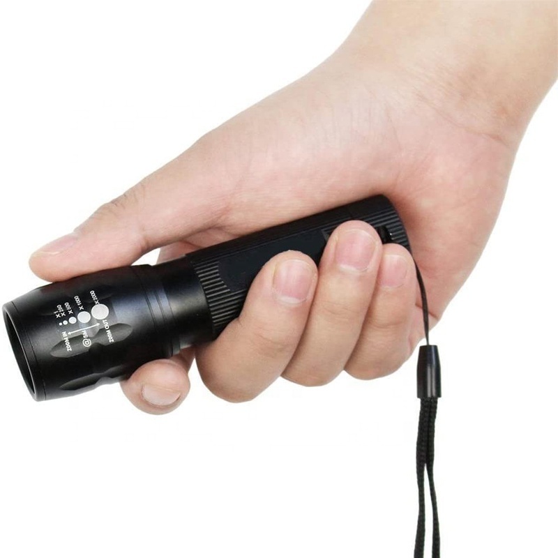 Portable Mini 5W Pocket Aluminum Waterproof 3 Modes Zoom Emergency Led Torch Flashlight