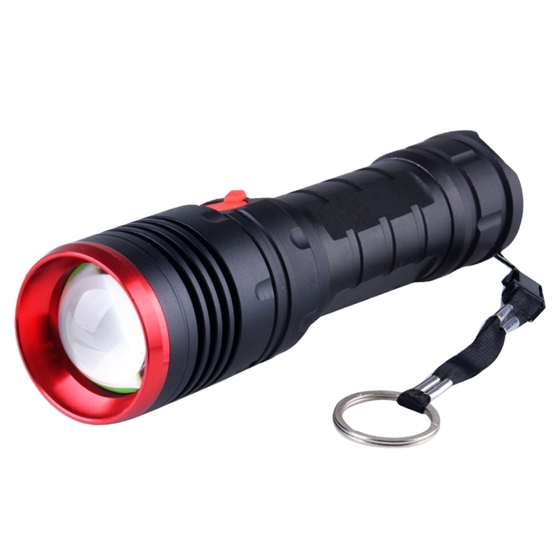 Powerful Strong Light P50 Led Flashlight Waterproof Zoomable Rechargeable USB Led Torch Tactical Flashlight