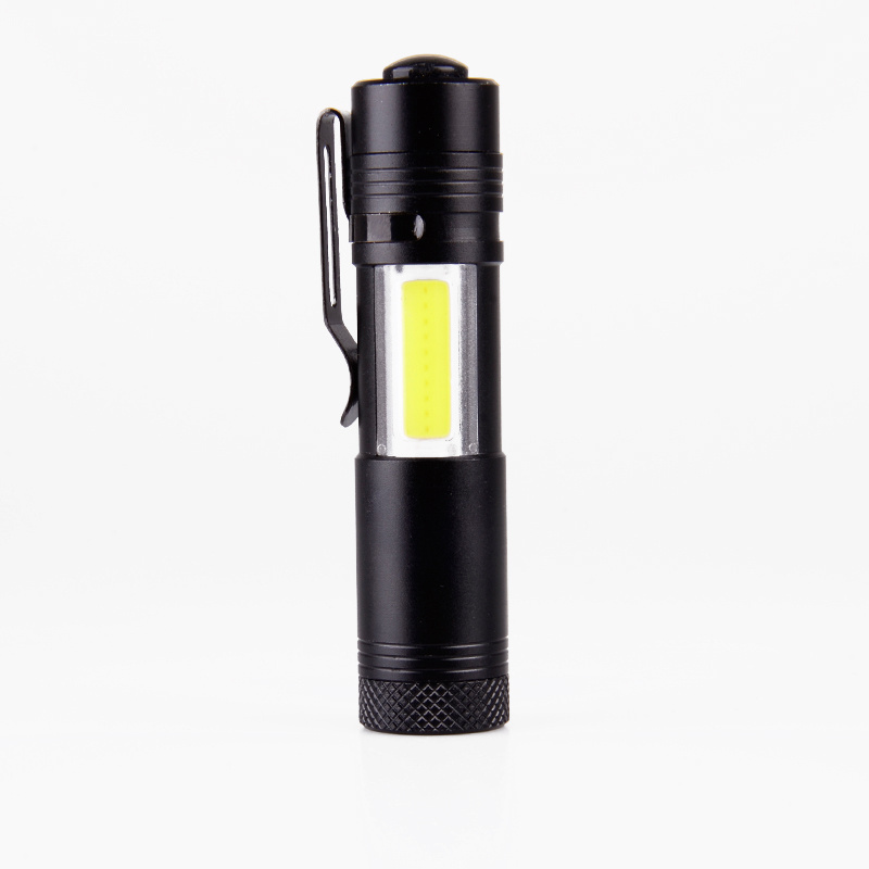 Wholesale High Power COB LED Portable AA 1.5V Super Bright Aluminum Alloy Mini Torch led Flashlight