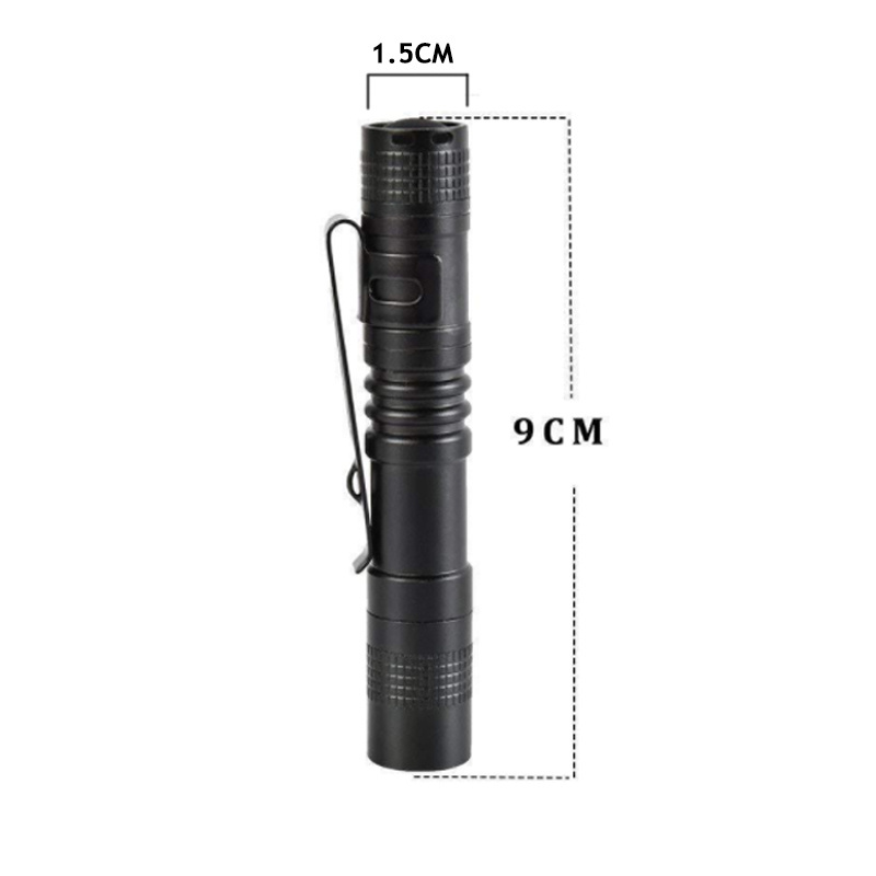 Super Small Mini LED Flashlight Handheld Pen Light Pocket Flashlight Torch With Clip For Camping Everyday Use