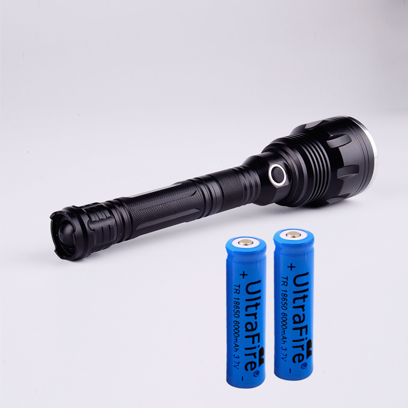 Super Bright 5000 Lumen 30W Long Distance Led Flashlight Rechargeable 5 Modes Outdoor Led Flashlight