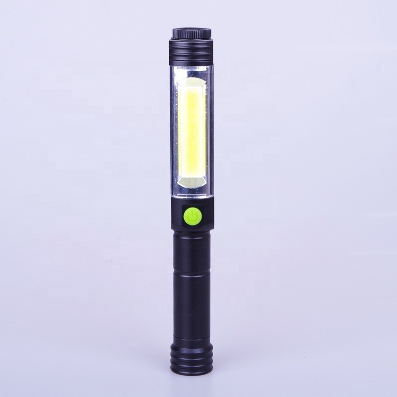 New arrival High Power XPE And 5W COB Worklight Pen,portable Handheld magnetic inspection work light for car repair emergency