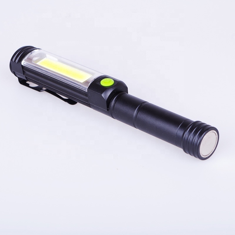 New arrival High Power XPE And 5W COB Worklight Pen,portable Handheld magnetic inspection work light for car repair emergency