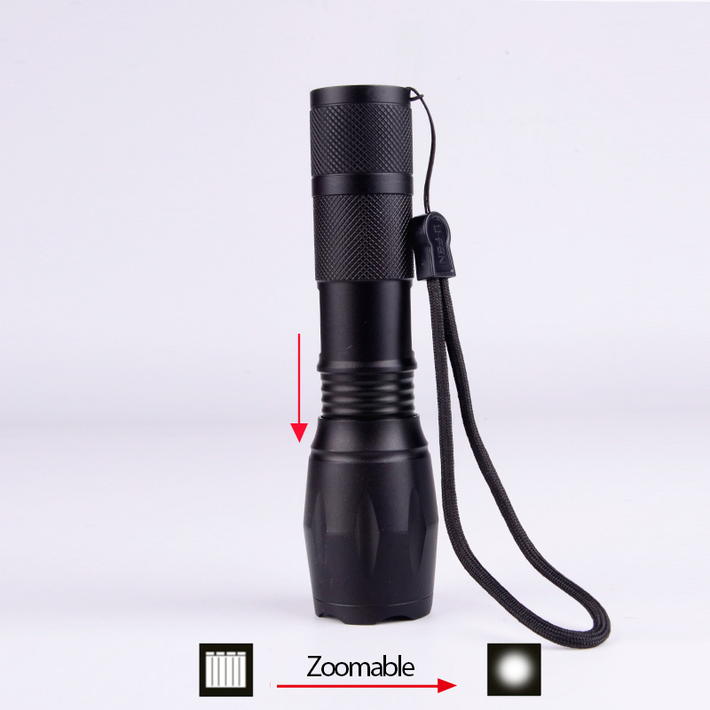 Hot Sale 1000lm High Power Portable Rechargeable Zoom 5 Light Modes Torch Light Super Bright Led Mini Tactical Flashlight