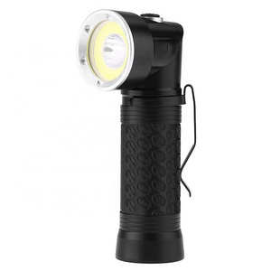 Aluminum 10W T6 Led Flashlight 90 Degree Head With Magnet LED COB Flashlight