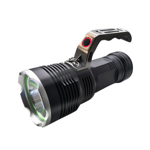 High Quality P50 Led Rechargeable Outdoor Emergency spotlight Hand Held Powerful Searchlight