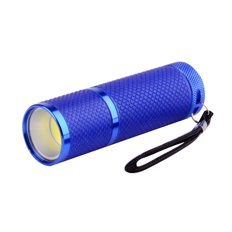 Custom Color Mini Strong Powerful Aluminum Led Keychain Torch Light Battery Powered Led Light Flashlights