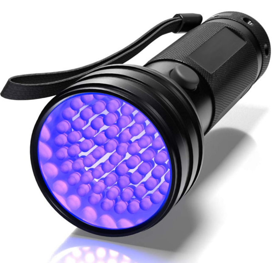 Best Selling 51UV LED Ultraviolet 360nm to 400nm High Power Black Light Detector Scorpion Fluorescent Flashlight For Money