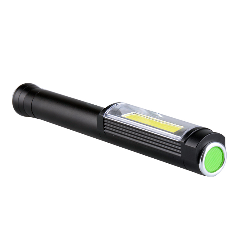 Unique 5 Watt COB LED 400 Lumen 3*AA Battery Aluminum Alloy Magnetic Metal Nebo Flashlight With Red Strobe