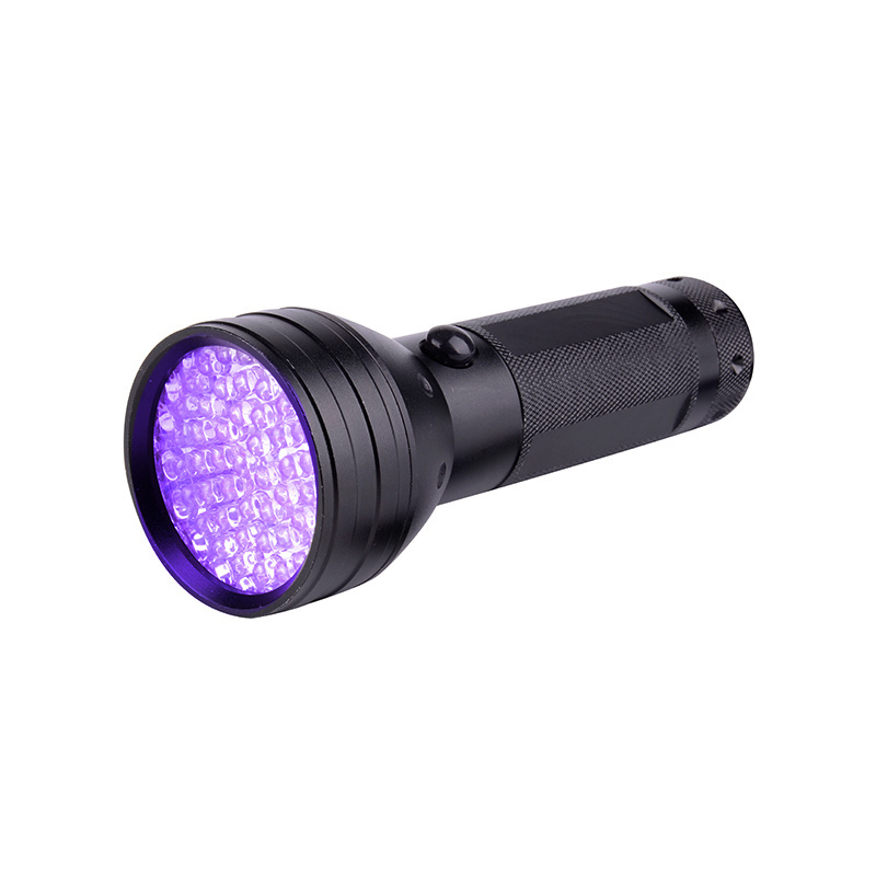 Best Selling 51UV LED Ultraviolet 360nm to 400nm High Power Black Light Detector Scorpion Fluorescent Flashlight For Money